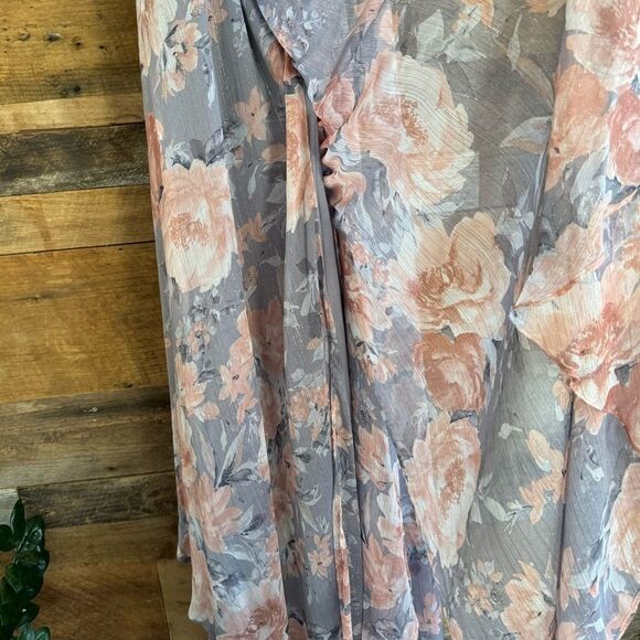 R & M RICHARDS
Women's Halter-Neck Floral-Print Long A-Line Dress NWT SZ 8 - Picture 7 of 16